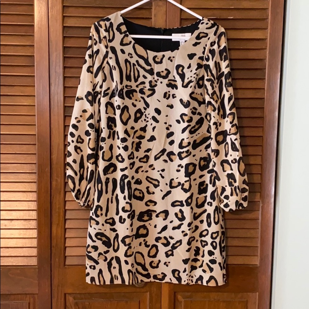 Belle Badgley Mischka long sleeve dress